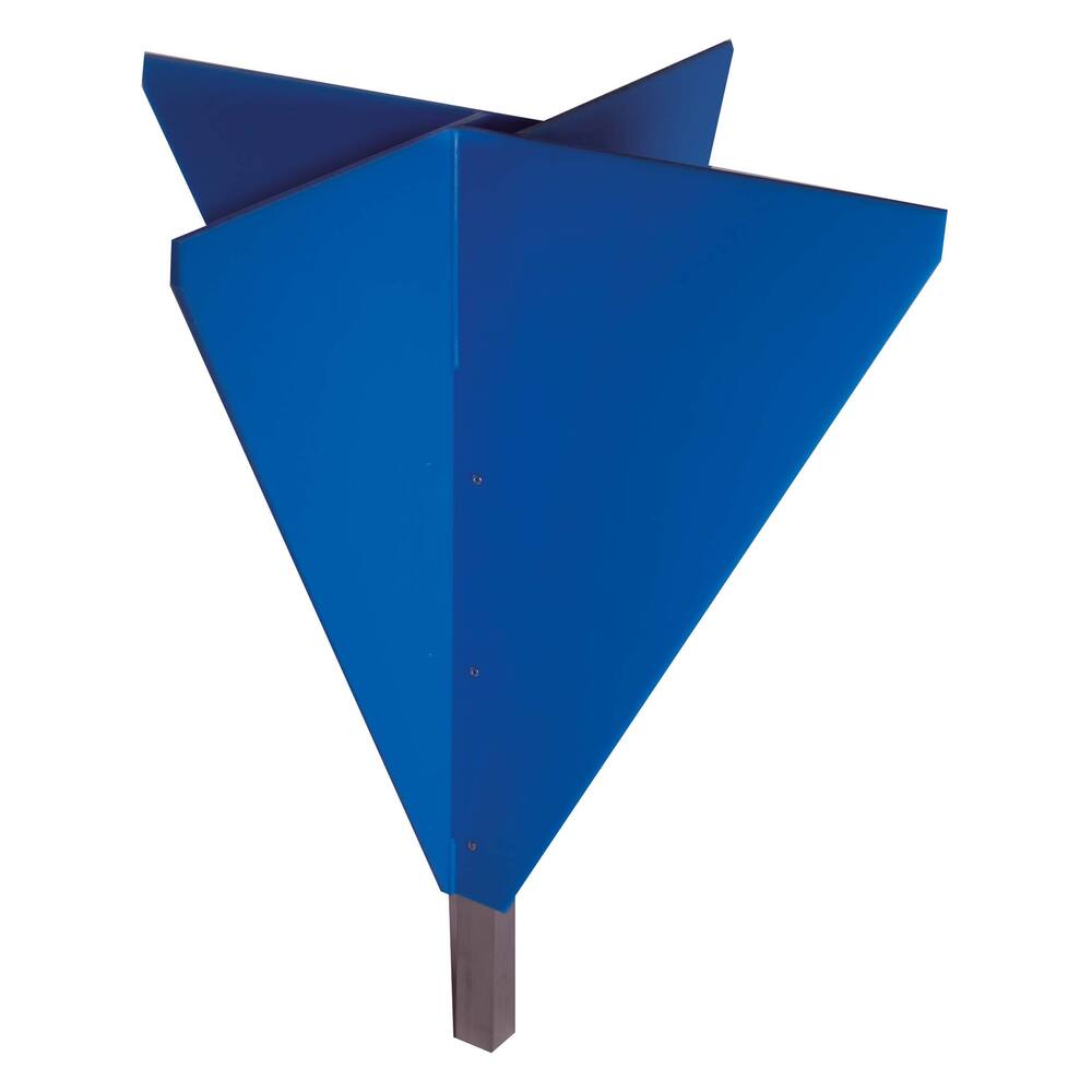 CÔNE DE SIGNALISATION BLEU ALUMINIUM 60CM