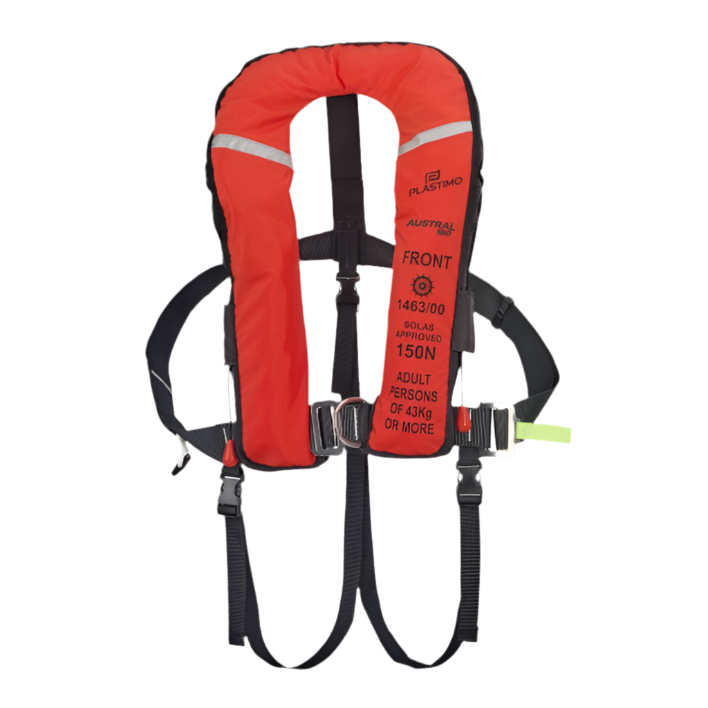 GILET DE SAUVTEGAE GONFLABLE SOLAS 180N