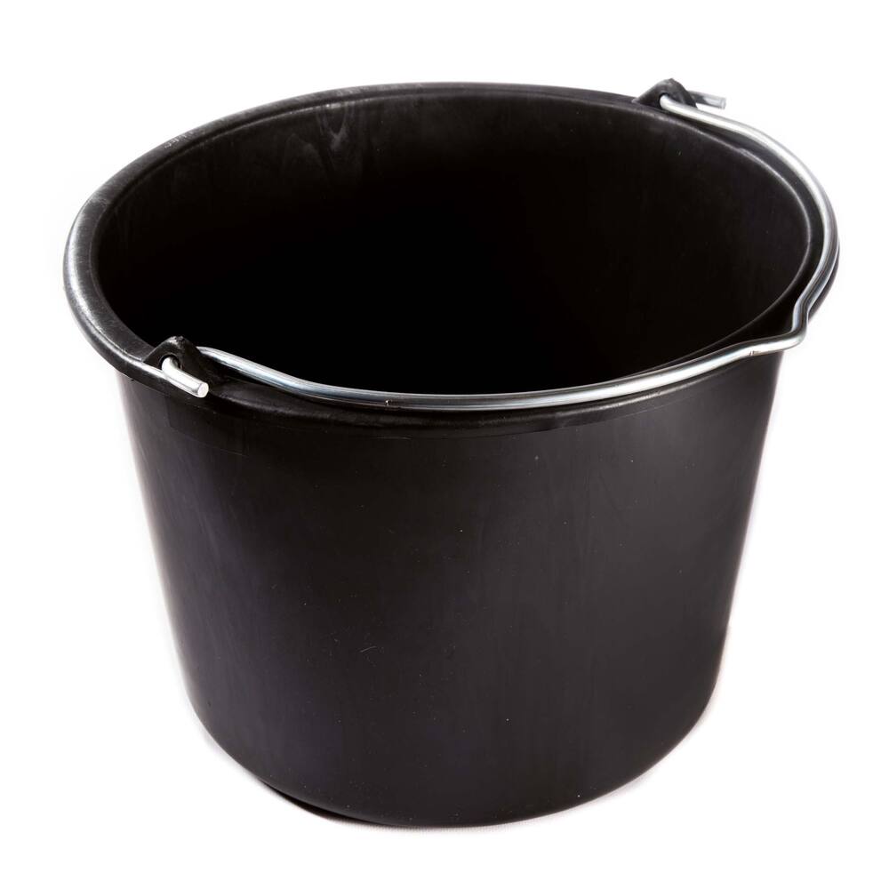 SEAU PLASTIQUE NOIR