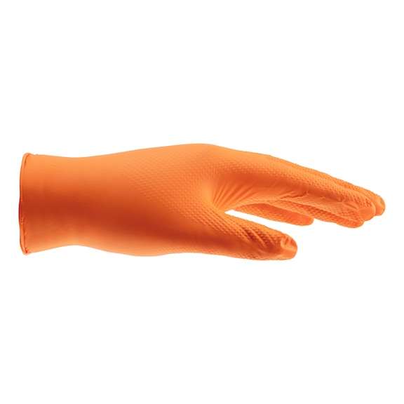 GANTS JETABLES EN NITRILE ORANGE - ULTRA RÉSISTANTS ET TEXTURÉS
