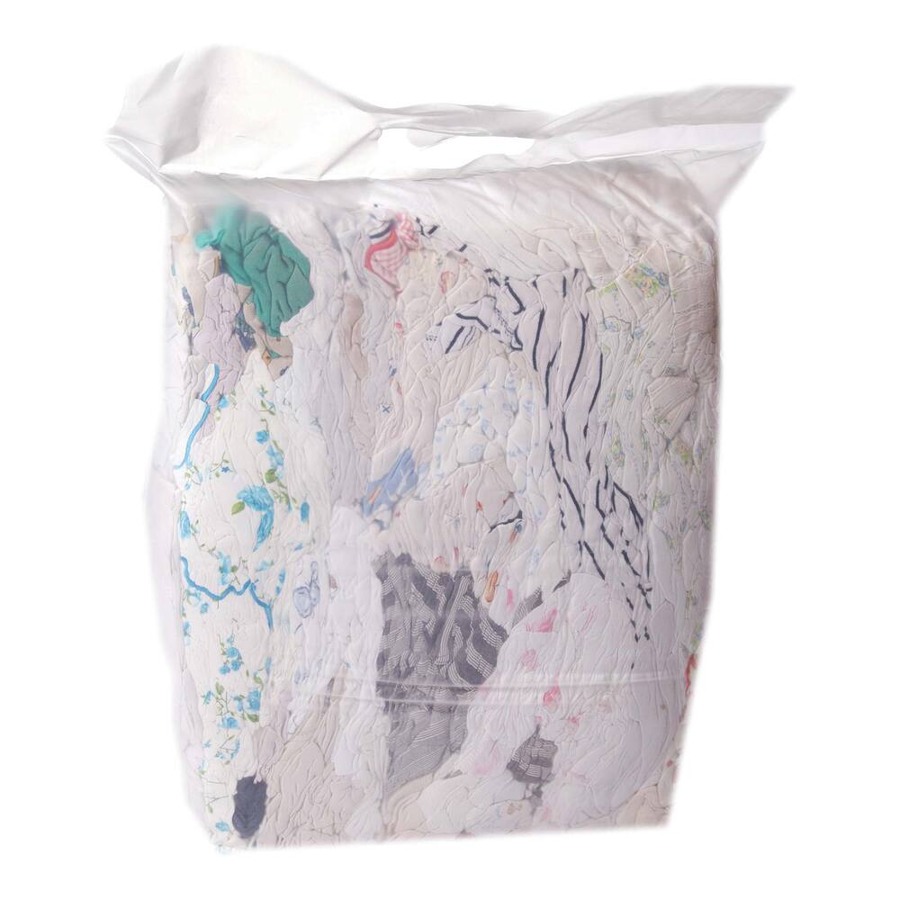 CHIFFONS TRICOT BLANC SPECIAL, BORDURE COULEUR